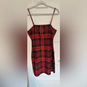 Shein Plaid mini dress